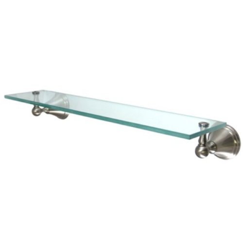 Kingston Brass BA2979SN Governor Glass Shelf , Satin Nickel