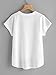 Milumia Women's Boho Print Batwing Sleeve Top High Low Chiffon Blouse