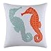 C&F Home 842981629 Fiesta Seahorses Pillow, Blue