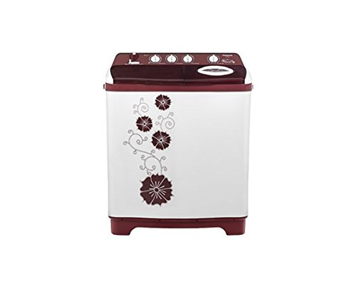 Panasonic 7 kg Semi-Automatic Top Loading Washing Machine (NA-W70G4RRB, Red)