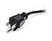 StarTech.com 15ft (4.5m) Computer Power Cord, NEMA 5-15P to C13, 10A 125V, 18AWG, Black Replacement AC Power Cord, Printer Power Cord, PC Power Supply Cable, Monitor Power Cable - UL Listed (PXT10115)