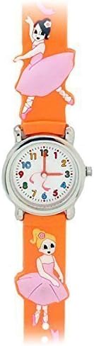 Ballerina Style (Peach) - Gone Bananas Analog Girls' Watch w/Animated Ballet Sash