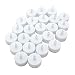 Realistic Bright Flameless LED Tea Light Candles, Bright, Flickering, Battery Powered Fake Candles, Unscented Tea Lights, Pack of 24