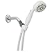 Delta Faucet 7-Spray Touch-Clean Hand Held Shower Head with Hose, White Handheld Shower Head, Hand Shower, Handheld Shower, Detachable Shower Head, White 75700WH