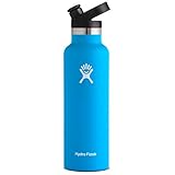 Hydro Flask Stainless Steel Vacuum Insulated Sports Water Bottle with Cap, Pacific, 21 Ounce