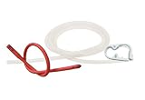 Enema - Colon Tube & Clamp w/Pink Noodle - Replacement for Plastic See-Through Enema Bucket - (Bucket NOT Included)
