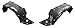 Parts N Go 2009-2014 Maxima Fender Liner Pair Driver & Passenger Side Splash Guard Nissan - NI1249119, NI1248119, 63842ZX70A, 63843ZX70A