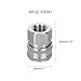 Sooprinse Stainless Steel Quick Connect Pressure Washer Adapter Set 3/8-Inch Female Quick Connect Plug and Socket for Attach a Hose to The Water Pumps, Hose Reels, Max Pressure 5000 PSI Rating
