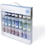 Martha Stewart Crafts Essential Colors Glitter Set, 24-Pack