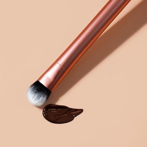 Expert Brightening Concealer Makeup Brush – Face Brush for Eye Cream & Concealer, Smooth Coverage for Dark Circles, Blemishes & Imperfections, Soft Blending Orange Brush, 1 Count (فرشاة كونسيلر)