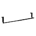 mDesign Adjustable, Expandable Over Kitchen Cabinet Towel Bar Rack - Hang on Inside or Outside of Doors, Hold Hand, Dish, Tea Towels - Customizable to 17