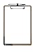 Letter Size Clipboard Low Profile Clip (Pack of 6) Secure Clip with Pen Holder and Large Mouth Hanging Hook 9''x12.5