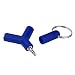 Ikevan Stereo Earphone Headphone Audio Splitter Y Jack Male to 2 Female M/F 3.5mm (Blue)