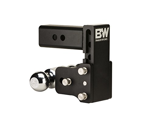 B&W Trailer Hitches Tow & Stow Adjustable Trailer Hitch Ball Mount - Fits 2.5