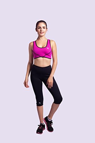San Jin Low-waist slimming fitness pants stretch seven points OK-Hot Thermo Neoprene Sweat Sauna Body Shapers(SP002) black (XXL)