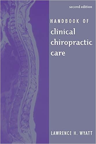 Handbook of Clinical Chiropractic Care Handbook of Clinical Chiropractic Care
