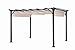Sunjoy Large Naples Pergola, 10' by 8', Beige