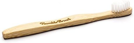 Humble Brush Kids White Soft Toothbrush 1 Brush (Pack of 3)