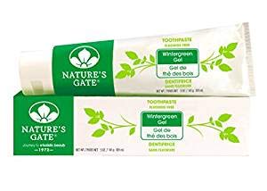 Nature's Gate Natural Toothpaste without Fluoride, Wintergreen Gel, 5 Ounce (Pack of 4)