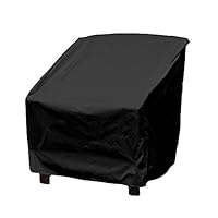 YUIOP Outdoor Patio Furniture Cover Waterproof Chair Set Cover, Heavy Duty Patio Chair Cover 25in x 25in x 27.5in, Black