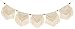 Mkono Macrame Woven Wall Hanging Fringe Garland Banner Bohemian Wall Decor Woven Home Decoration for Apartment Bedroom Living Room Nursery, 7