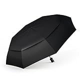 Procella Windproof Travel Umbrella - Small Collapsible and Lightweight - Large Cover when Open - Best for Kids Mens Womens