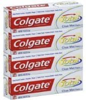 Colgate Total Original Clean Mint Toothpaste-0.75 oz, Trial Size, 4 pk