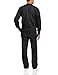 Landau Essentials Relaxed Fit 5-Pocket Snap-Front Scrub Jacket for Men 7551 Black