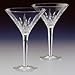Waterford Crystal Lismore Tall Martini Glasses, Pair