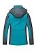Diamond Candy Women's Waterproof Rain Jacket with Hood Lightweight Outdoors Raincoat