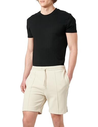 BOSS Mens Jersey Trousers, Light Beige 272, S