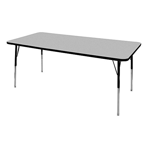 Norwood Commercial Furniture Adjustable-Height Rectangle Activity Table