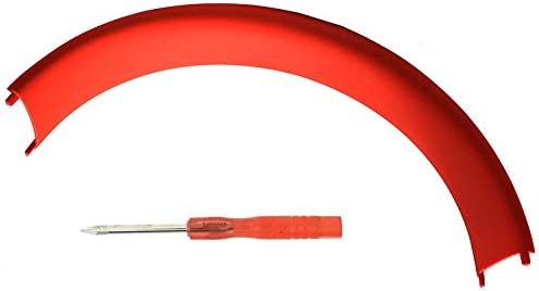 Replacement Headband Rubber Cushion Pad Parts for Beats Solo 2.0 Solo 3.0 Wireless Headphone (Rubber Headband-Red)