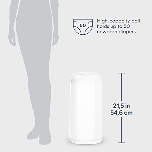 Diaper Genie Expressions Pail OdorControlling Baby Diaper Disposal