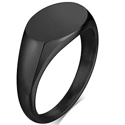 Stainless Steel Classical Simple Plain Oval Shape