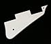 3 Ply Guitar Pickguard Fits Les Paul LP Guitar - WHITE (A93)
