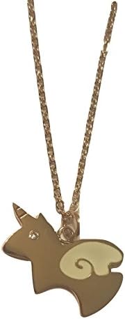 Small Unicorn Pendant with Chain Necklace