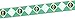 Power Rangers Logo Ranger Diamonds Adult Seatbelt Belt (One Size, Green)
