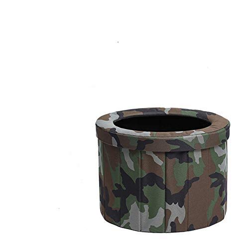 J-ouuo Portable Collapsible Car Toilet Mobile Emergency Toilet Suitable for Outdoor Emergency, Camping and Sleeping, Car Travel