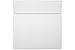 4 x 4 Square Envelopes w/Peel & Press - 70lb. Bright White (50 Qty.) | Perfect For Thank You Notes, Greeting Cards, Weddings or any Announcement | 70lb Text Paper | 8504-AO-50