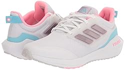 adidas EQ21 2.0 Running Shoe, White/Matt Purple
