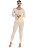 Amorbella Womens Cotton Thermal Underwear Long Johns Base Layer Set