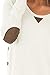 Womens Faux Suede Long Sleeve Round Neck Blouse Buttons Casual Plain Cotton Tunic Tops Oatmeal M