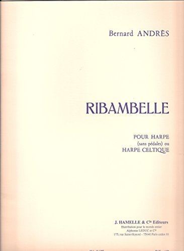 Bernard Andres - Ribambelle pour harpe. Sheet Music for Harp, Score