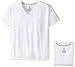 Hanes Ultimate Men's 4-Pack ComfortBlend V-Neck with FreshIQ Odor Protection, White 2, Large