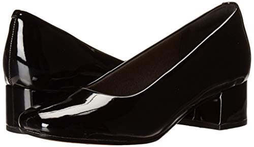 Clarks Women's Marilyn Leah Pump, Black Patent Synthetic, 7.5 | Pricepulse