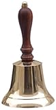 Hampton Nautical  Solid Brass Hand Bell, 9