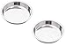 Norpro 9-Inch Stainless Steel Cake Pan, Round (2 Pack)
