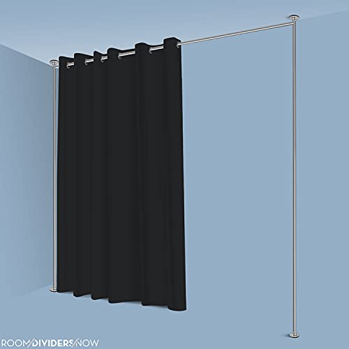 Room/Dividers/Now Zenfinit Curtain Divider Stand Freestanding