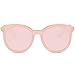 SojoS Round Sunlgasses for Women Fashion UV400 Protection Glasses SJ2034 With Pink Frame/Pink Mirrored Lens